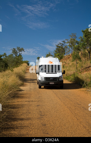 Explorer l'Outback via campervan, Gregory National Park, Territoire du Nord, Australie Banque D'Images