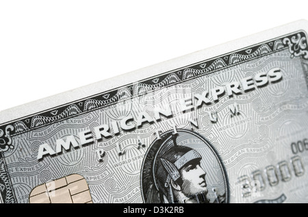Carte Platinum American Express Banque D'Images