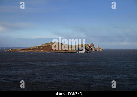 Vue sur l'atmosphère depuis Howth Hill, Fingal Dublin Irlande Banque D'Images