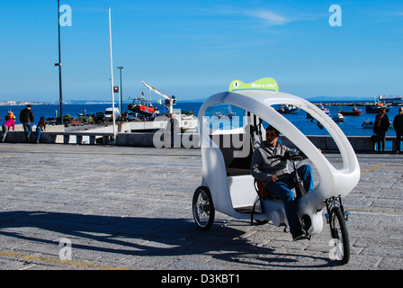 Vélo-taxi à Cascais Banque D'Images