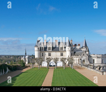 Château d'Amboise dans la vallée de la Loire France Banque D'Images