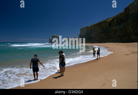 Princetown, l'Australie, les falaises Gibsons Étapes à Port Campbell National Park Banque D'Images