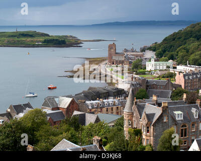 Sur la ville d'Oban en Ecosse Banque D'Images