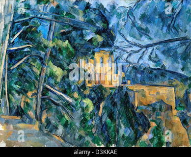 Paul Cezanne, Chateau-Noir 1900-1904 Huile sur toile. National Gallery of Art, Washington, DC, USA Banque D'Images