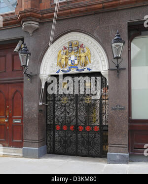 Des portes de la suif Chandlers Hall, Dowgate Hill, City of London, England, UK, FR Banque D'Images