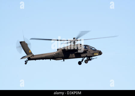L'hélicoptère d'attaque militaire Apache Banque D'Images