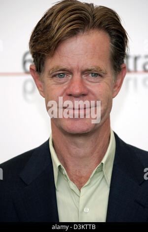 (Afp) - La photo nous montre l'acteur William H. Macy au 62ème Festival International du Film de Venise, Italie, le mercredi 07 septembre 2005. Photo : Hubert Boesl Banque D'Images