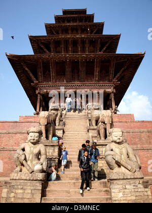 La Patan Durbar Square, près de Katmandou, Népal. Banque D'Images