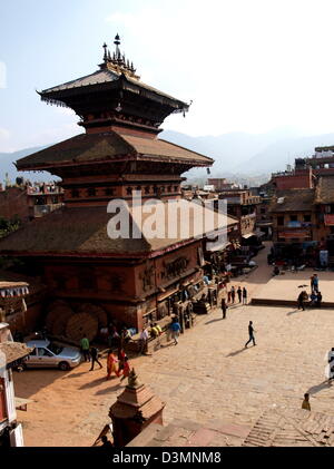 La Patan Durbar Square, près de Katmandou, Népal. Banque D'Images