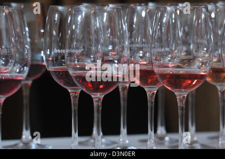 Concours de dégustation de vin dans la région de New Haven CT USA Banque D'Images