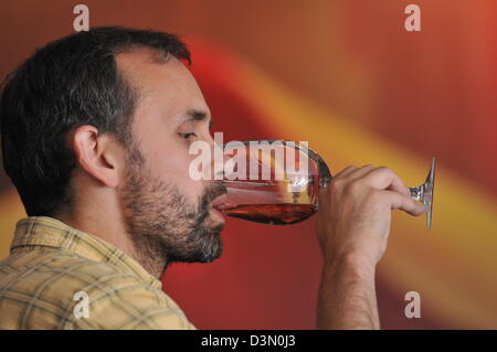 Concours de dégustation de vin dans la région de New Haven CT USA Banque D'Images