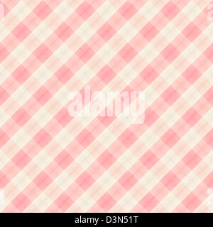 Motif carré. Vintage pink plaid seamless arrière-plan simple. Banque D'Images