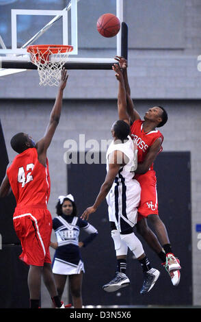 New Haven-- Hillhouse vs Wilbur Cross action de jeu. Hillhouse battre contre 52-31. Photo-Peter Casolino Banque D'Images