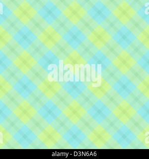 Tissu bleu transparent Vintage & fond jaune Banque D'Images