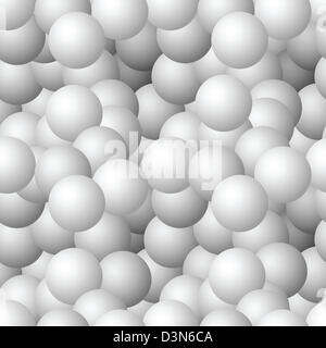Seamless texture monochrome de matt balls - contexte Banque D'Images