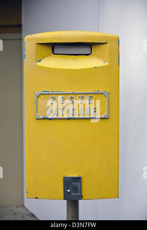 Cité du Vatican, Cité du Vatican, la boîte aux lettres du bureau de poste du Vatican Banque D'Images