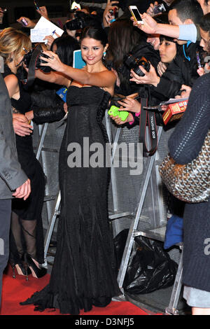 Madrid, Espagne. 21 février, 2013. Selena Gomez assiste à la première de 'Spring Breakers' à Callao Cinéma, Madrid. Photo : AFP/Alamy Live News Banque D'Images