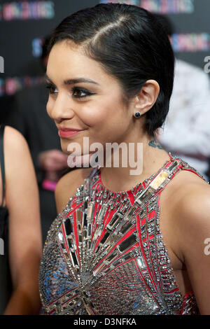 Madrid, Espagne. 21 février, 2013. Vanessa Hudgens assiste à la première de 'Spring Breakers' à Callao Cinéma, Madrid. Photo : AFP/Alamy Live News Banque D'Images