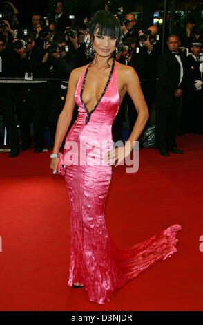 Bai Ling pose à la première du film 'Southland Tales' à la 59ème Festival du Film de Cannes, France, dimanche 21 mai 2006. Photo : Hubert Boesl Banque D'Images