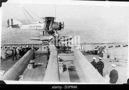 Vought UO-1, A-7004, USS California Banque D'Images