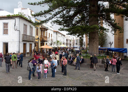 Teror, Espagne, marché du dimanche de Teror Banque D'Images