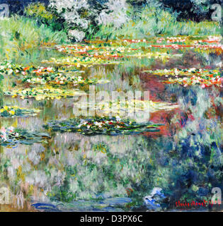 Claude Monet, le Bassin des nymphéas 1903 Huile sur toile. Denver Art Museum Banque D'Images