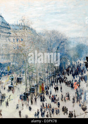 Claude Monet, Boulevard des Capucines 1873 - 1874 huile sur toile. Nelson-Atkins Museum of Art, Kansas City, Missouri, États-Unis Banque D'Images