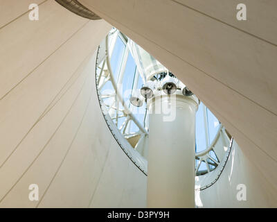 Close-up of skylite dans l'Aéroport International de Denver, Colorado. Banque D'Images