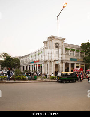 Marché, Connaught Place, New Delhi, Delhi, Inde Banque D'Images