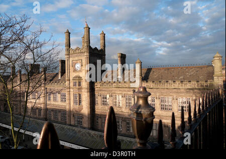 Une vue de la gare de Shrewsbury bâtiment par fer forgé dans le Shropshire England UK KATHY DEWITT Banque D'Images