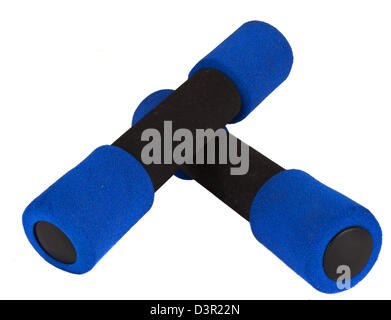 Les haltères pour la remise en forme Banque D'Images