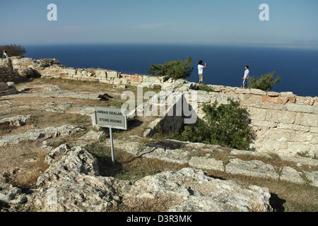 Vouni, République turque de Chypre du Nord, l'Archeological Vouni Banque D'Images