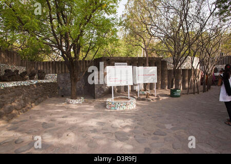 Rock Garden par Nek Chand Saini, Rock Garden de Chandigarh, Inde Banque D'Images