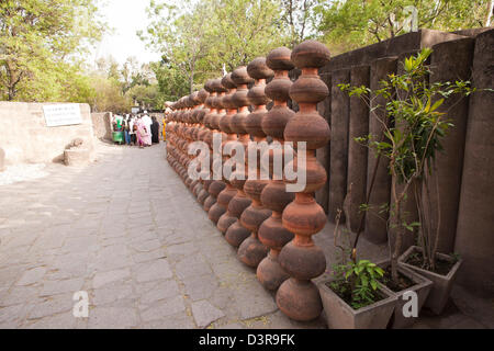 Rock Garden par Nek Chand Saini, Rock Garden de Chandigarh, Inde Banque D'Images