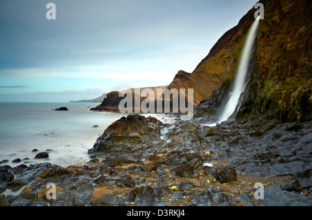 Cascade, Tresaith, Ceredigion, West Wales Banque D'Images