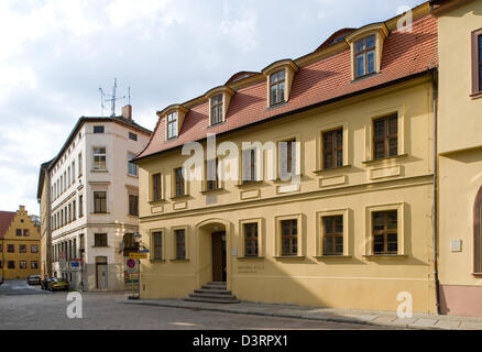 Halle / Saale, Allemagne, la Handel House à Halle Banque D'Images