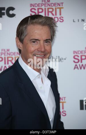 Acteur Kyle MacLachlan arriver au Film Independent Spirit Awards 2013 à une tente sur la plage de Santa Monica à Los Angeles, USA, le 23 février 2013. Photo : Hubert Boesl Banque D'Images