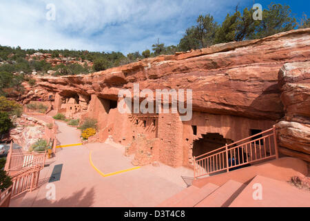 Manitou Cliff dwellings au Colorado, USA Banque D'Images