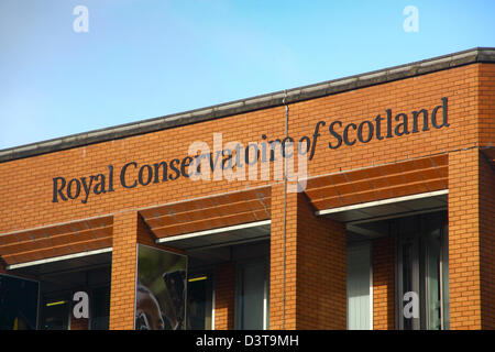 Conservatoire royal d'Écosse Glasgow anciennement RSAMD Banque D'Images