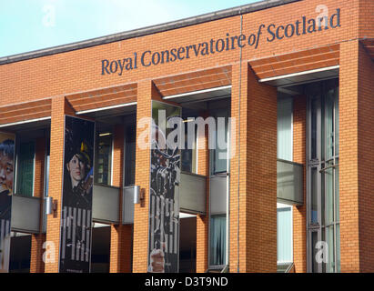 Conservatoire royal d'Écosse Glasgow anciennement RSAMD Banque D'Images