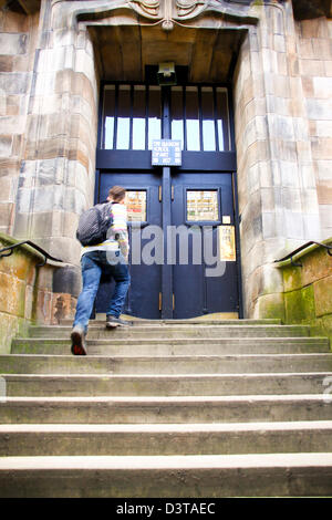 Glasgow School of Art rue Renfrew Banque D'Images