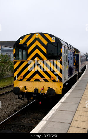 Classe 08 locotracteur,08308,inverness caledonian sleeper,remise,highlands, Ecosse Banque D'Images