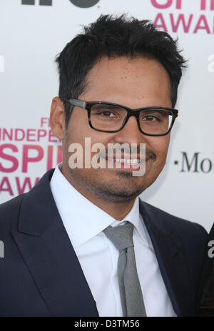 MICHAEL PENA 2013 Film Independent Spirit Awards BEACH SANTA MONICA CALIFORNIA USA 23 Février 2013 Banque D'Images