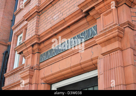 Brook Street Mansions dans Davies Street, Mayfair, London, UK Banque D'Images