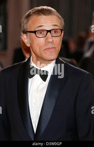 Hollywood, Californie, USA. 24 février 2013. Christoph Waltz arrive à la cérémonie des Oscars à Hollywood & Highland Center le 24 février 2013 à Hollywood, Californie. Dpa : Crédit photo alliance / Alamy Live News Banque D'Images