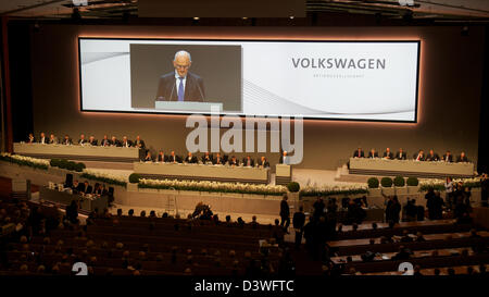 Hambourg, Allemagne, Volkswagen AG Assemblée Générale Annuelle des Actionnaires Banque D'Images