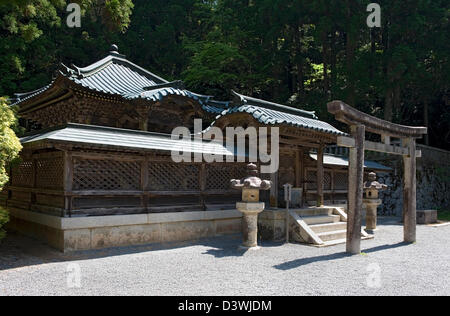 Mausolée de la famille Tokugawa sur le Mont Koya construit par le shogun Tokugawa Hidetada Tokugawa Iemitsu pour père et grand-père Ieyasu Tokugawa Banque D'Images