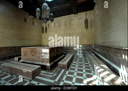 Le Sultan Qaboos Grand Mosque in Muscat, Oman Banque D'Images