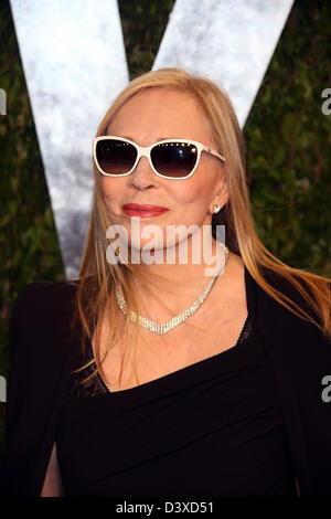 Los Angeles, USA. 24 février 2013. NewsUS l'actrice Faye Dunaway arrive pour le Vanity Fair Oscar Party Tour au coucher du soleil à West Hollywood, Los Angeles, USA, 24 février 2013. Photo : Hubert Boesl/dpa/Alamy Live News Banque D'Images