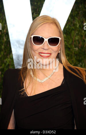 Los Angeles, USA. 24 février 2013. NewsUS l'actrice Faye Dunaway arrive pour le Vanity Fair Oscar Party Tour au coucher du soleil à West Hollywood, Los Angeles, USA, 24 février 2013. Photo : Hubert Boesl/dpa/Alamy Live News Banque D'Images
